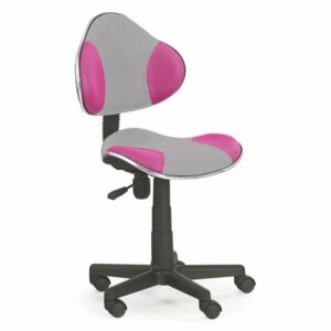 Kancelářská židle FLASH2 šedá / růžová