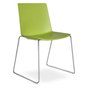 Konferenční, plastová židle SKY FRESH 040-N4, kostra chrom