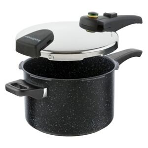 Kolimax Tlakový hrnec BIOMAX s BIO ventilem, průměr 22cm, objem 5.5l, BLACK GRANITEC