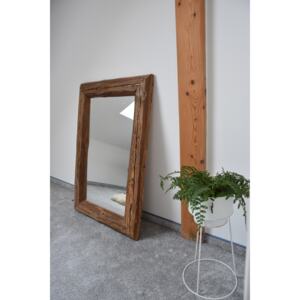 Vingo Rustikální zrcadlo z dřevěných trámů