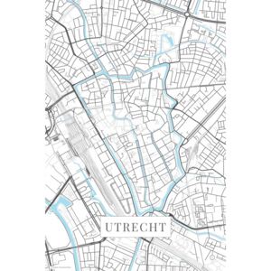 Mapa Utrecht white