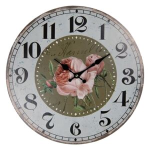 Clayre & Eef - Clock ? 34*1 cm / 1*AA 6KL0642
