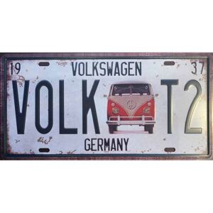 Cedule Volkswagen Germany 30,5cm x 15,5cm Plechová cedule