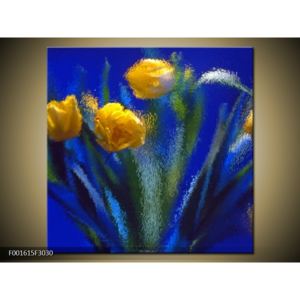 Malovaný obraz květin (F001615F3030)