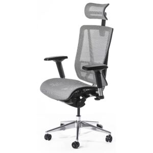 Kancelářská židle s posuvem sedáku WINSTON NET PDH nosnost 150 kg, záruka 3 roky