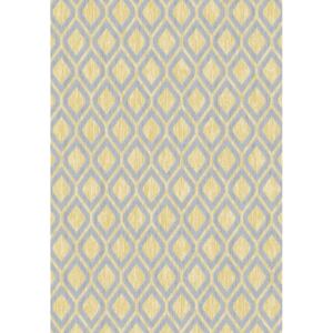 Moderní kusový koberec HOME W8492 šedý / žlutý Rozměr: 80x150 cm