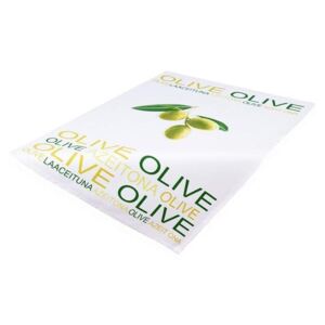 Goldea bavlněná utěrka potisk - vzor 033 olivy 50 x 70 cm