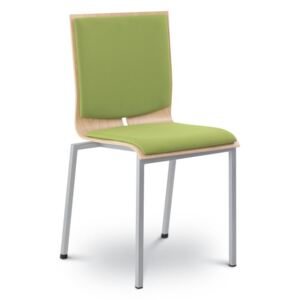 LD SEATING Konferenční židle TWIST 242-N2, kostra efekt hliník