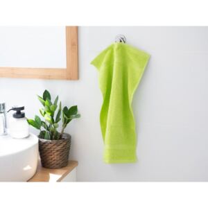 MKLuzkoviny.cz Malý froté ručník 30 × 50 cm ‒ Panama limetkový