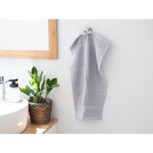 MKLuzkoviny.cz Malý froté ručník 30 × 50 cm ‒ Panama světle šedý