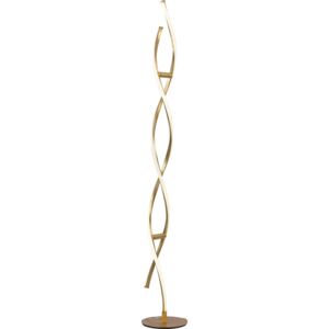 PAUL NEUHAUS LED stojací svítidlo, imitace plátkového zlata, design 2700K PN 9240-12