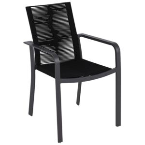 STOHOVATELNÁ ŽIDLE, černá, tmavě šedá Amatio - Jídelní židle