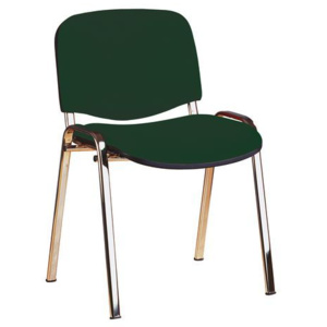 Konferenční židle ISO Chrom, zelená