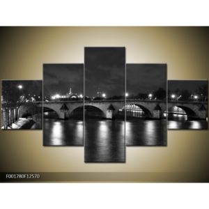 Černobílý obraz - historického mostu (F001780F12570)