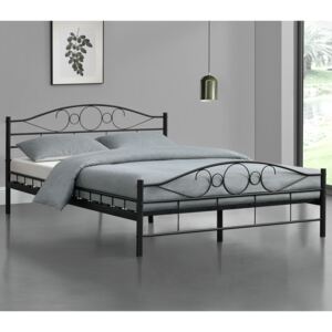 Goleto Kovová postel Toskana 180 x 200 cm | černá