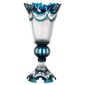 Váza Diadem, barva azurová, výška 505 mm