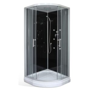 Hydromasážní sprchový box BONDY BLACK /900 | Roltechnik