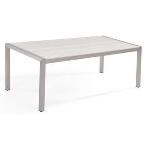 Hliníkový zahradní stůl 180 x 90 cm bíly VERNIO