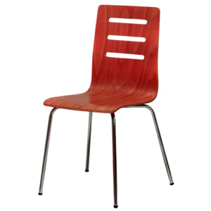 Židle Office Pro TINA – sedák i opěrák z bukové překližky