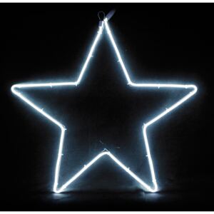 ACA DECOR Neonová Hvězda do okna 12W, studená bílá barva, IP44