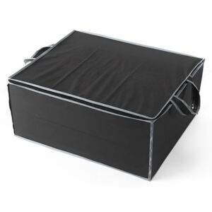 Textilní úložný box černý černá