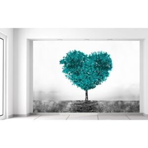 Gario Fototapeta Tyrkysový strom lásky Materiál: Latexová (lepidlo zdarma), Velikost: 200 x 135 cm