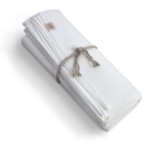 Lovely Linen Lněný ubrus 100X100 OFF-WHITE