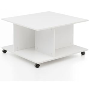 Brüxxi Konferenční stolek Guls, 74 cm, bílá bílá