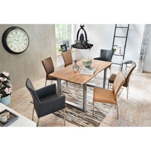 SIT MÖBEL Jídelní stůl TABLES & BENCHES 120 × 80 × 77 cm, Vemzu