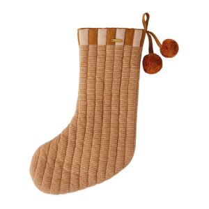 Vlněná vánoční ponožka Laja caramel