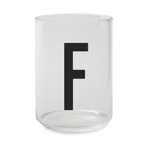 Sklenice na vodu Letter F Design Letters