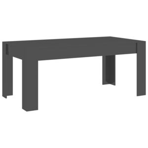 Jídelní stůl Clyde - černý s vysokým leskem - dřevotříska | 180x90x76 cm