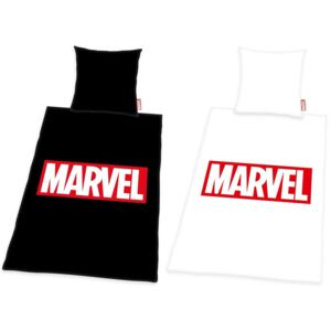 Herding Povlečení Marvel Comics Logo, barva bílá