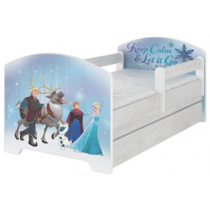 BabyBoo Dětská postel Disney s šuplíkem - Frozen, D19