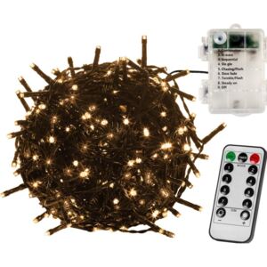 VOLTRONIC® 67404 Vánoční LED osvětlení - 5 m, 50 LED, teple bílé, na baterie