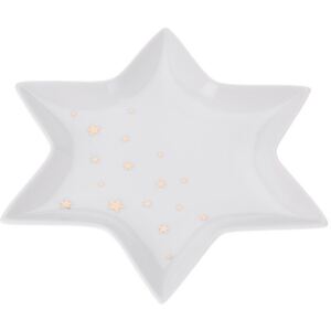 Koopman Porcelánový servírovací talíř Star, 28 x 28 cm