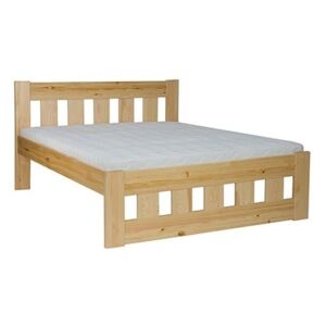 Drewmax Dřevěná postel LK119, masiv, 180x200cm dub