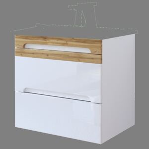 Comad Galaxy White 120 koupelnová sestava (zrcadlová) Typ nábytku: 2xUmyvadlová skříňka bez umyvadla
