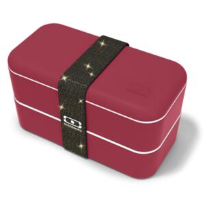 MonBento svačinový box Original Christmas | Glossy Red