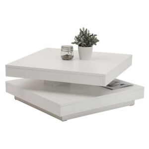 Konferenční stolek Lotos, barva: bílá