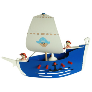 Dětské závěsné svítidlo Elobra Pirátská loď 125779