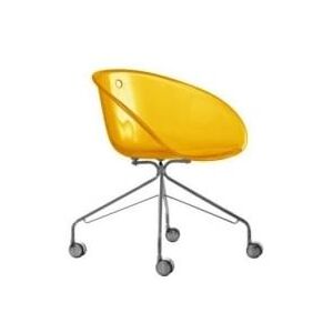 Konferenční židle Gliss 968 (Transparentní žlutá)