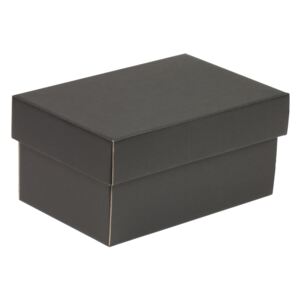 Dárková krabička s víkem 200x125x100/40 mm, černá