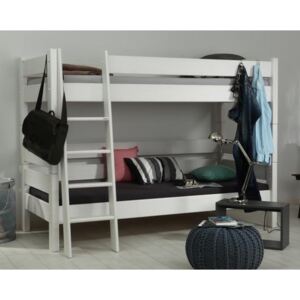 Gazel Patrová postel Sendy, výška 155 cm, bílá 90/200 smrk bílá