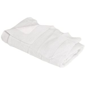 Rialto Zateplená pletená dětská deka EKO bavlna, bílá, hvězdy