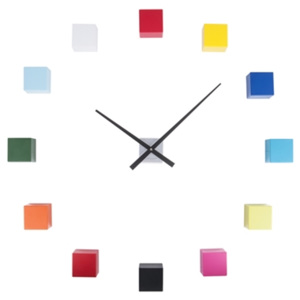 Karlsson Kreativní nástěnné hodiny - Karlsson DIY Cubic Colour