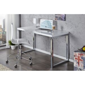 Pracovní stůl Writing Desk 120cm x 60cm - bílý, chrom / 20999