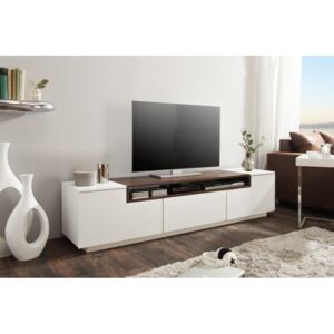 Televizní stolek Jenny 180cm - bílý, ořech / 39447