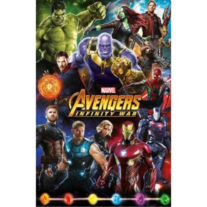 Plakát Avengers Infinity War - Characters