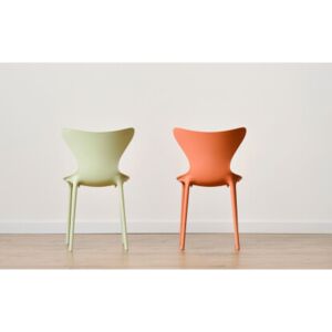 Moderní židle Love Barva: Oranžová